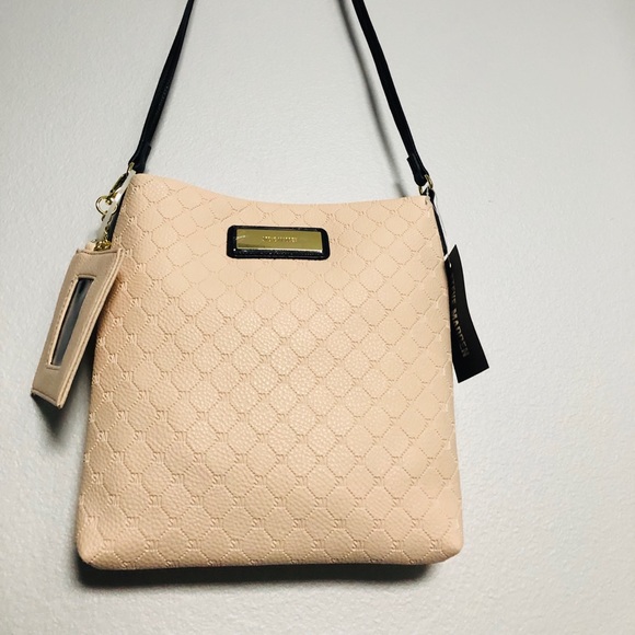 Dusty pink cross / shoulder bag. Medium size. - Picture 3 of 7